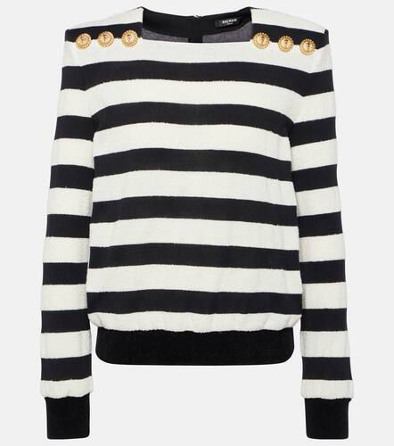 Balmain Striped jersey top - Balmain - Modalova