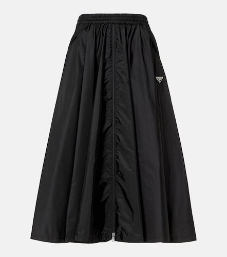Prada Logo Re-Nylon midi skirt - Prada - Modalova