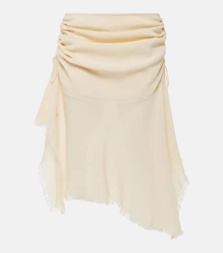 Draped crÃªpe midi skirt - Acne Studios - Modalova