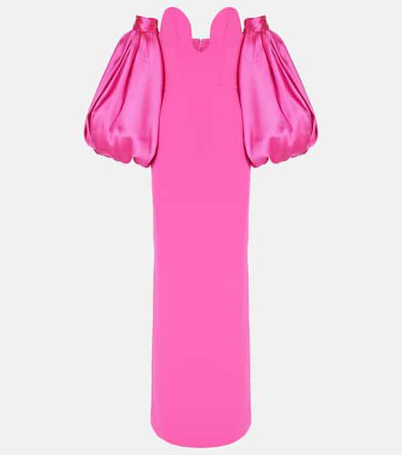 Karina satin-trimmed maxi dress - Solace London - Modalova