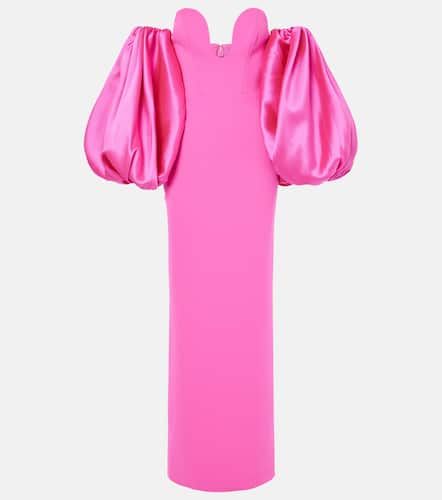 Karina satin-trimmed maxi dress - Solace London - Modalova