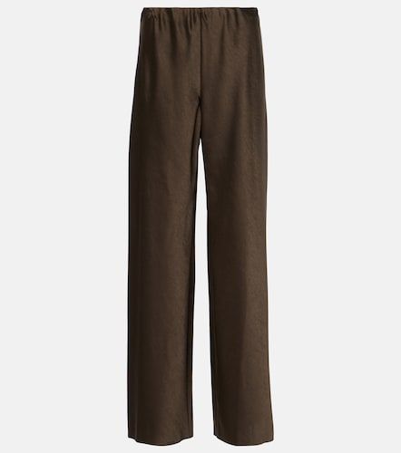 Pantaloni regular fluidi in satin - Vince - Modalova
