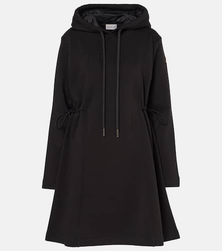 Cotton-blend fleece minidress - Moncler - Modalova