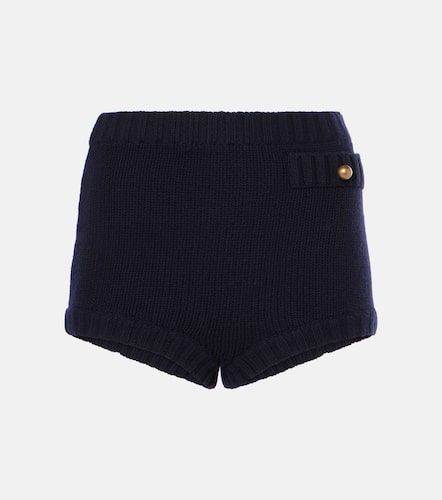 Chloé Shorts a vita alta in lana e cashmere - Chloe - Modalova