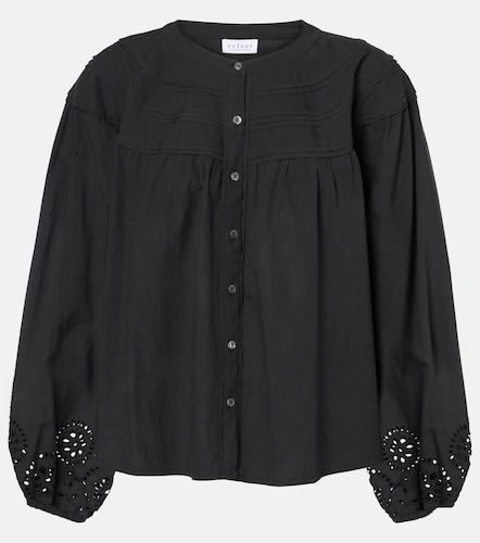 Blusa Carden de algodón con bordado inglés - Velvet - Modalova