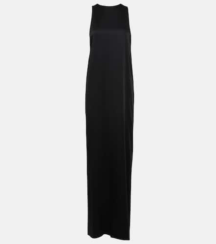 Draped satin crÃªpe gown - Saint Laurent - Modalova