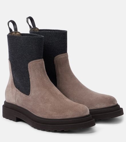 Brunello Cucinelli Botines de ante - Brunello Cucinelli - Modalova