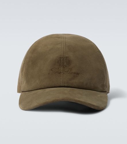 Gorra de ante con logo bordado - Loro Piana - Modalova