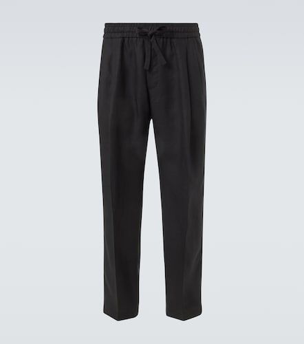 Gerade Hose aus Leinen - Dolce&Gabbana - Modalova