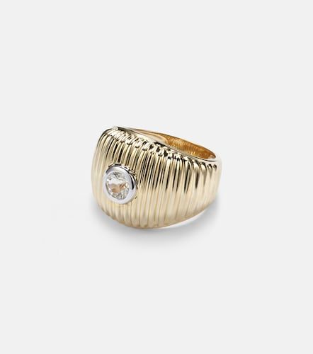 Berlingot Maxi 9kt ring with topaz - Yvonne Leon - Modalova