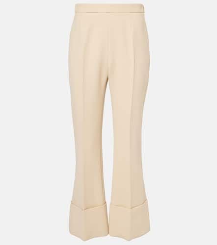 Virgin wool crÃªpe flared pants - Valentino - Modalova