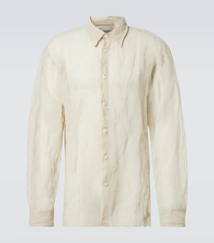 Cotton and silk-blend lamÃ© shirt - Dries Van Noten - Modalova