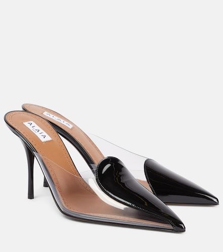 Alaïa Mules Le Cœur Abstrait 90 in vernice - Alaia - Modalova