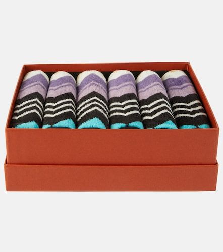 Set di 6 asciugamani per il viso Giacomo - Missoni - Modalova