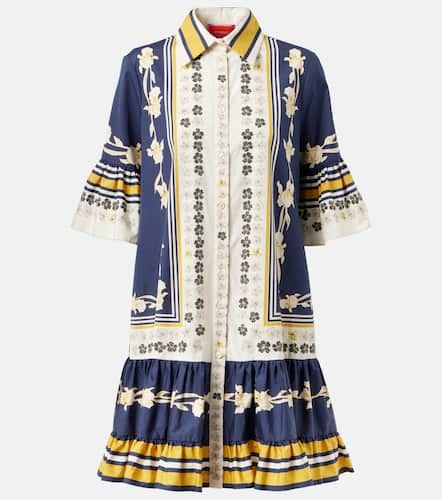 Choux printed cotton poplin shirt dress - La DoubleJ - Modalova