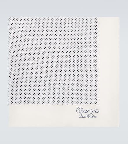 Charvet Checked silk pocket square - Charvet - Modalova