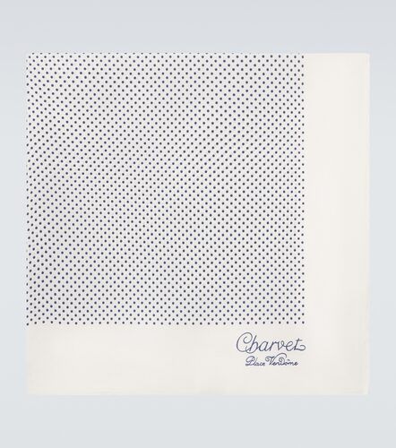 Charvet Checked silk pocket square - Charvet - Modalova