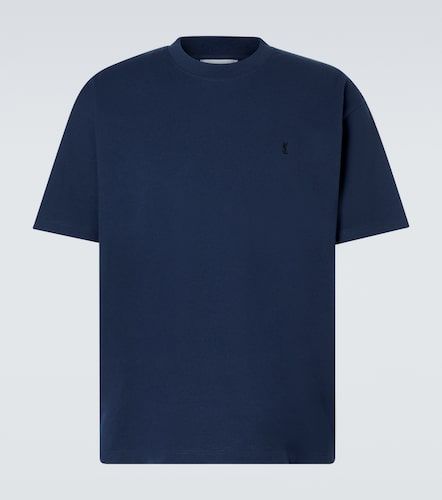 Saint Laurent Cotton-blend T-shirt - Saint Laurent - Modalova