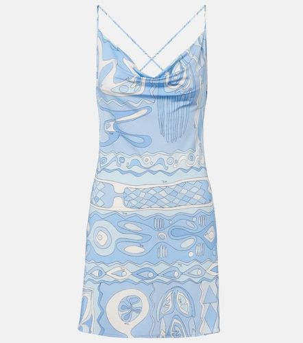 Angoli draped satin jersey minidress - Pucci - Modalova