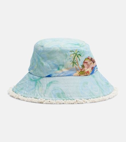 Alémais Cappello da pescatore in lino con stampa - Alemais - Modalova