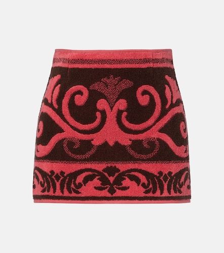 Minifalda de jacquard de rizo de algodón - Valentino - Modalova