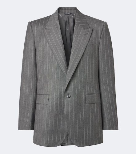 Pinstripe virgin wool blazer - Dolce&Gabbana - Modalova