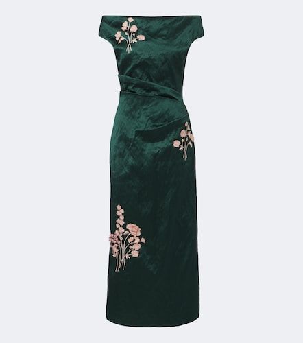 Verziertes Cocktailkleid aus Satin - Erdem - Modalova