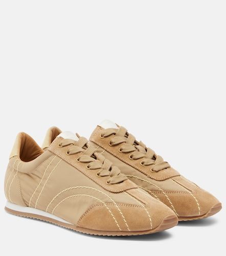 Toteme Flex suede-trimmed sneakers - Toteme - Modalova