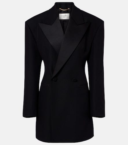 Blazer aus einem Wollgemisch - Saint Laurent - Modalova