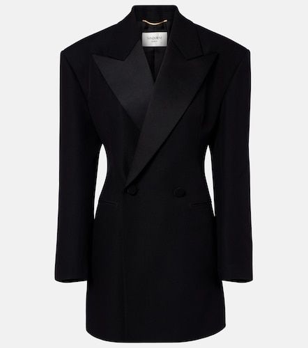 Blazer aus einem Wollgemisch - Saint Laurent - Modalova