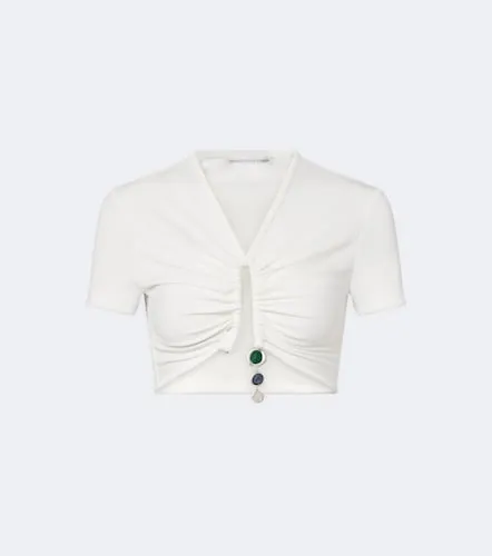 Embellished crop top - Christopher Esber - Modalova