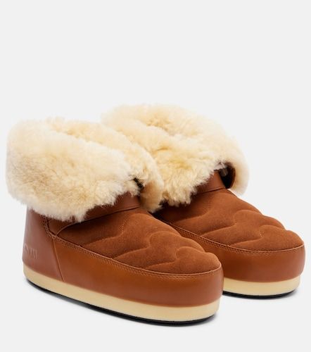 EVX leather and suede snow boots - Moon Boot - Modalova