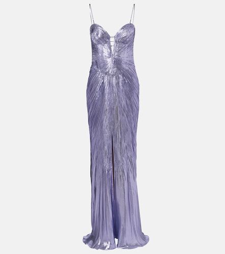 Sara silk-blend bustier gown - Maria Lucia Hohan - Modalova