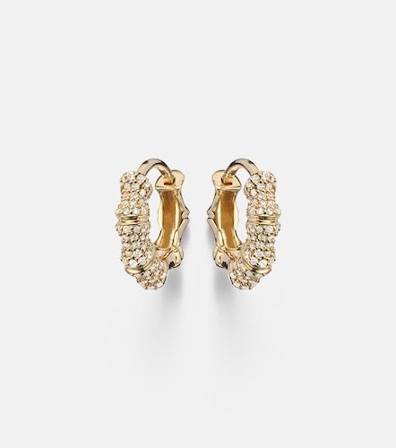 Pendientes de oro de 14 ct (585/1000) con diamantes - Stone and Strand - Modalova