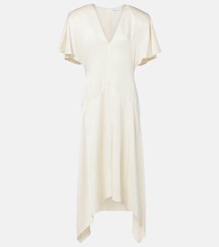 Vestido midi de satén - Stella McCartney - Modalova