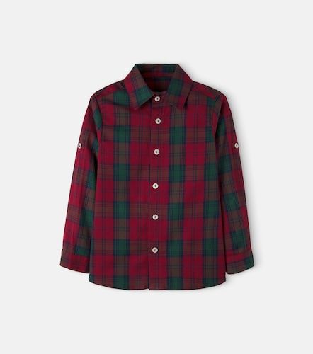 Camisa Nico de franela de algodón a cuadros - La Coqueta - Modalova
