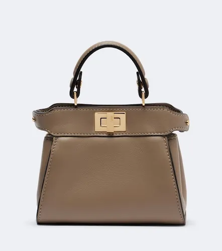 PeekabooÂ® Nano leather top-handle bag - Fendi - Modalova