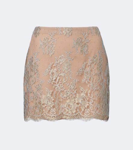 Floral lace miniskirt - Valentino Garavani - Modalova