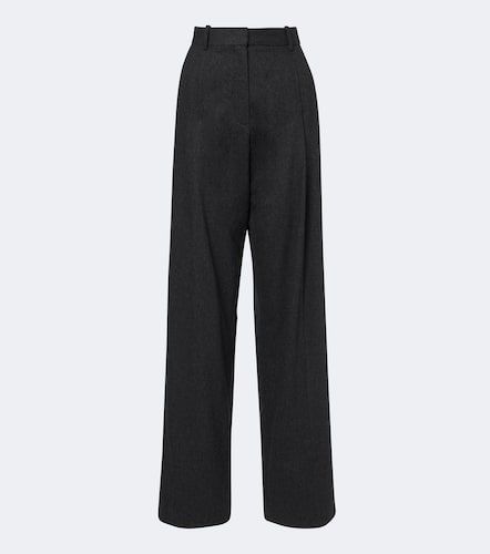 Pantaloni a gamba larga August in lana e cashmere - Khaite - Modalova