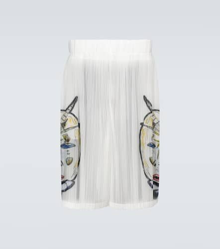 Marine sketch sheer plissÃ© shorts - Burberry - Modalova