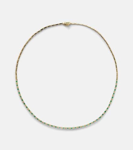 Kt tennis necklace with emeralds - Suzanne Kalan - Modalova