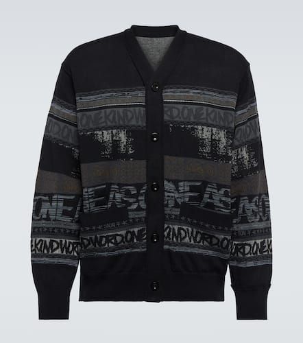 X Eric Haze jacquard cotton cardigan - Sacai - Modalova