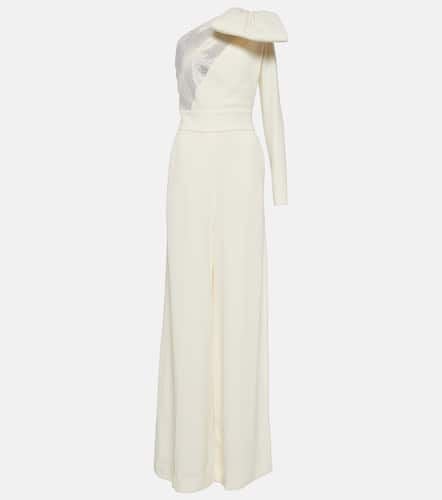 Embellished one-shoulder jumpsuit - Elie Saab - Modalova