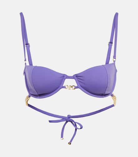 Chain-trimmed bikini top - Stella McCartney - Modalova