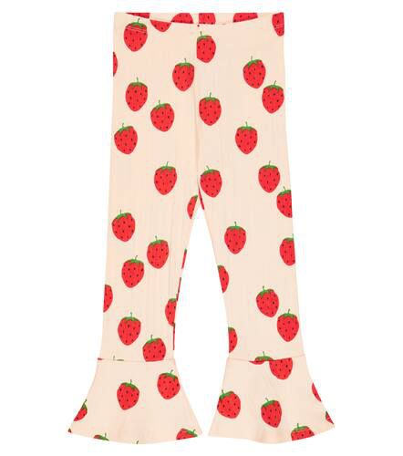 Pantaloni in misto cotone Strawberries - Mini Rodini - Modalova