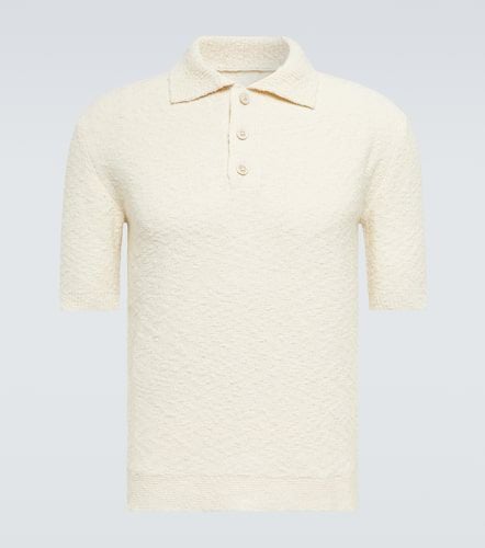 Cotton-blend bouclÃ© polo shirt - Maison Margiela - Modalova