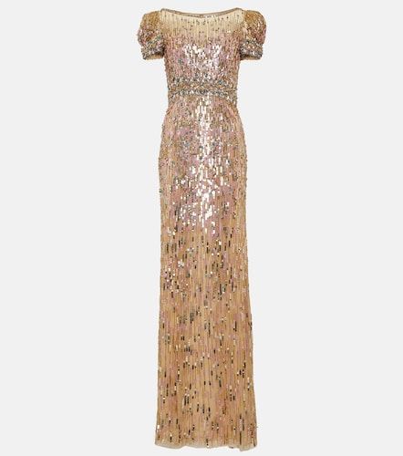 Abito lungo con paillettes - Jenny Packham - Modalova