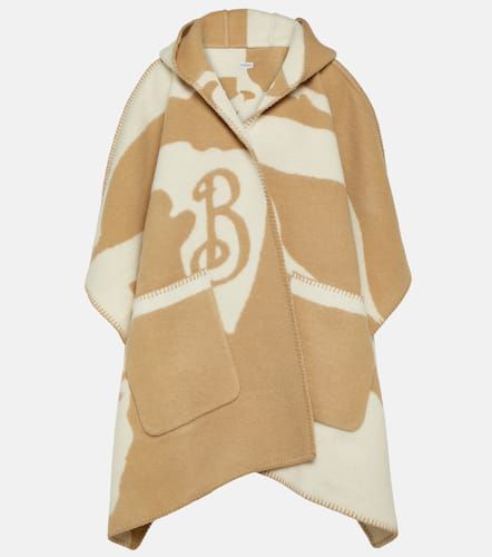 Burberry Printed wool cape - Burberry - Modalova