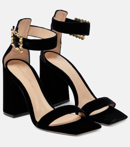 Gianvito Rossi Wondy velvet sandals - Gianvito Rossi - Modalova