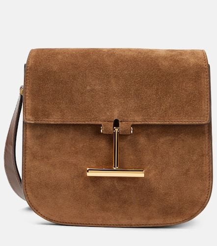 Tara Mini leather and suede crossbody bag - Tom Ford - Modalova